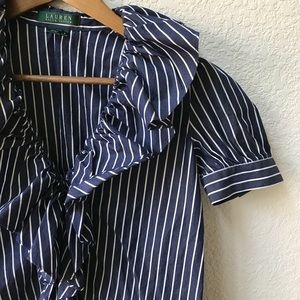 🎀Lauren Ralph Lauren🎀 Cotton Button Down Blouse